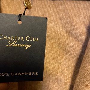 Woman’s charter club Cashmere sweater size M